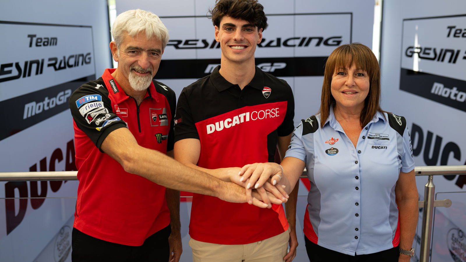 Gigi Dall’Igna, Fermin Aldeguer, Nadia Padovini